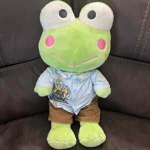 Keroppi Build A Bear Plush Frog 2010 RETIRED 18" Hello Kitty Sanrio 50th BAB